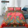 Elephant Bedding Sets Boho Style Luxury 3D Print For Kids Adults Teens Ganesha Duvet Cover Set Queen Size Polyester Bedding Set