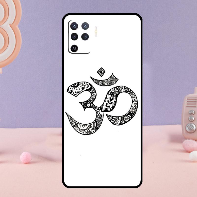 OM Yoga GOA Zen Symbol Phone Case For Oppo A80 A60 A40 A94 A54 A98 A78 A18 A38 A58 A16 A76 A96 A17 A77 A74 A57S A15