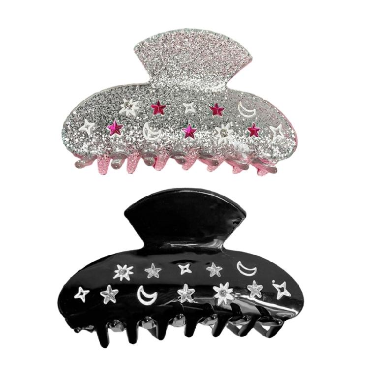 Moon Star Jaw Clip Hair Claw Clip Hair Grip Female Girl Hair Shaping Decorations