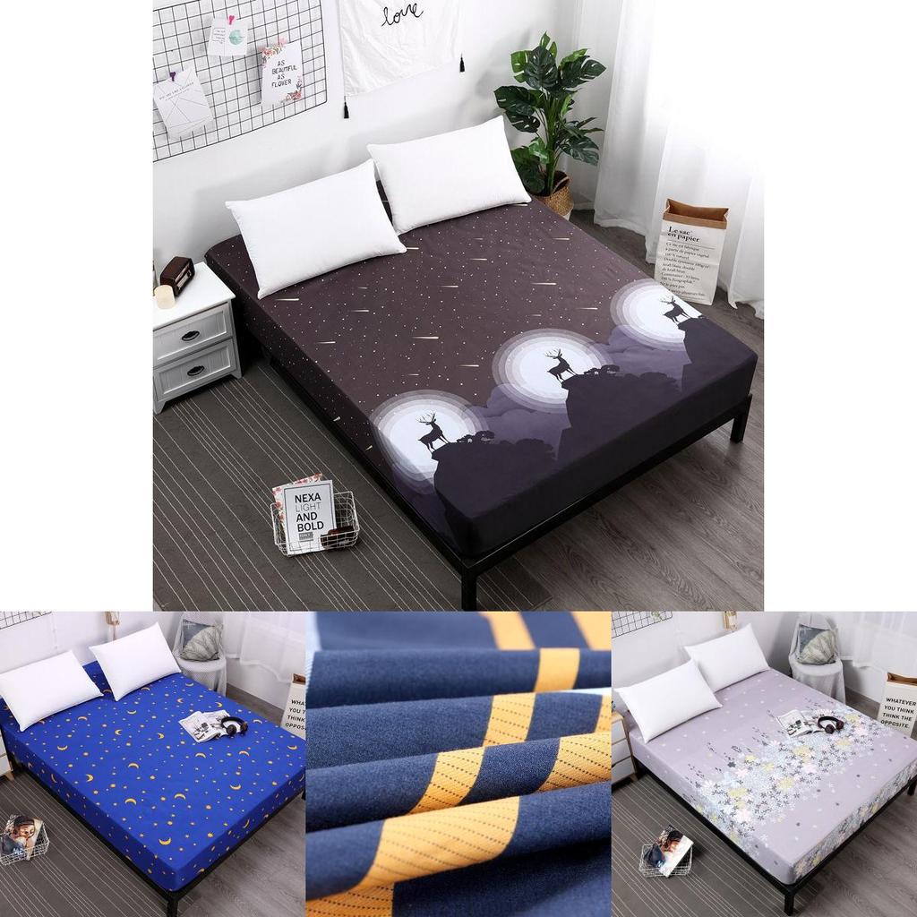 Luxurious Floral Waterproof Mattress Protective Cover For Ultimate Bed Hygiene 30cm Depth