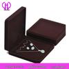 Flocked Jewelry Box for Necklace, Rings, Bracelets & Earrings - 4-Piece Set