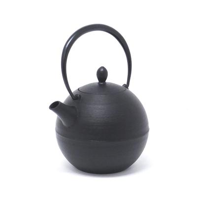 Aika Eisenkessel Nanbu Ironware Hinomaru Schwarzer Tee 10071 (mit Sieb)