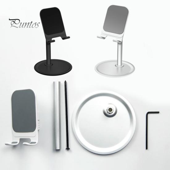 Desk Aluminium Alloy Anti-slip Tablet Stand Adjustable Rotatable Phone Holder