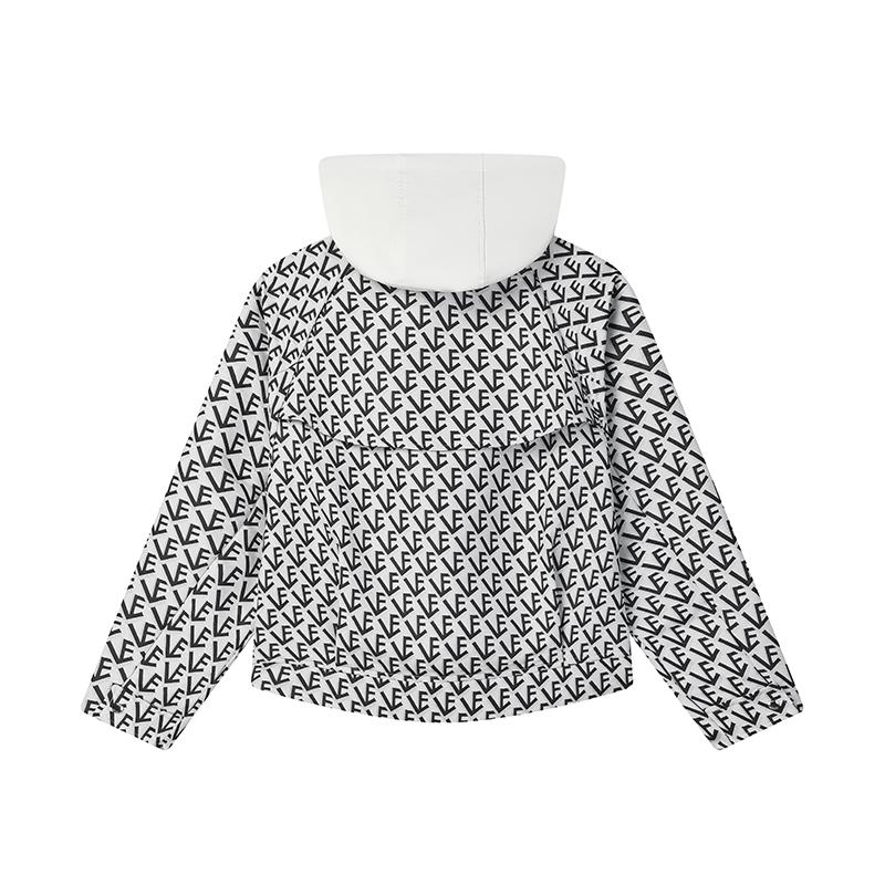 New FILA Woven Coat Women's All Over Print F11W514702FZA