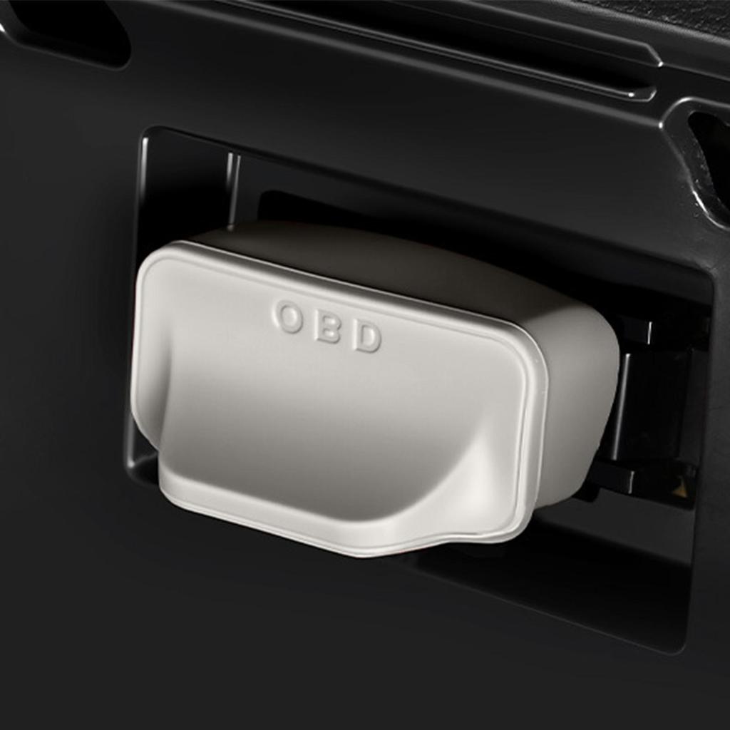 OBD Port Cover OBD Port Protective Cover Interface Socket Protective Sleeve For Cargo Golf Cart Sedan Truck SUV Van RV