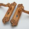Rod Type Door Handle with Three Keys, Used for Vintage Interior Door Latches In Offices or Front Doors Door Handles