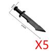 MOC Building Block Medieval Solider Knight Figures Toy Weapons Accessories Sword Axe Bow Sword Ten Spear Crossbow Mini Bricks