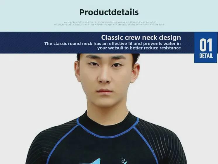 Pánský 2mm neopren: Teplé, jednodílné pro surfování, pádlo, jízdu na motorovém člunu, plavání, zimní šnorchlování - ochrana proti chladu.