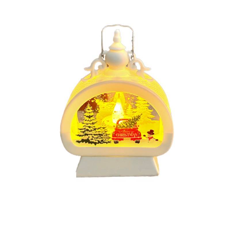 

Christmas Led Electronic Candle Light Photo Props Holiday Party Decor Ornaments Snowmobile