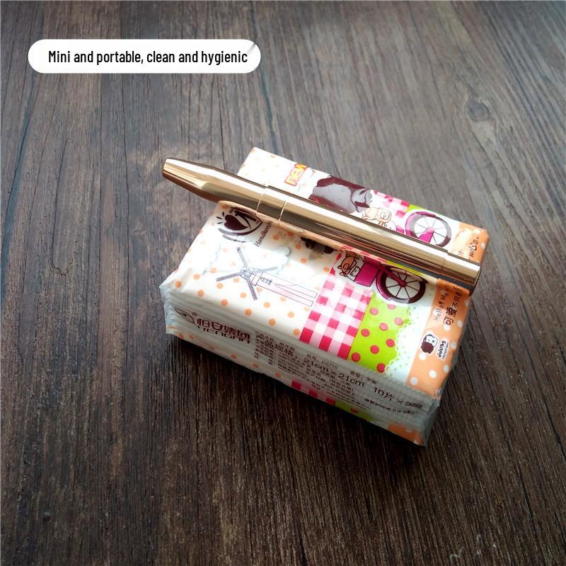 Mini Retractable Metal Lip Brush - Single-Headed Lip Liner & Lipstick Pen