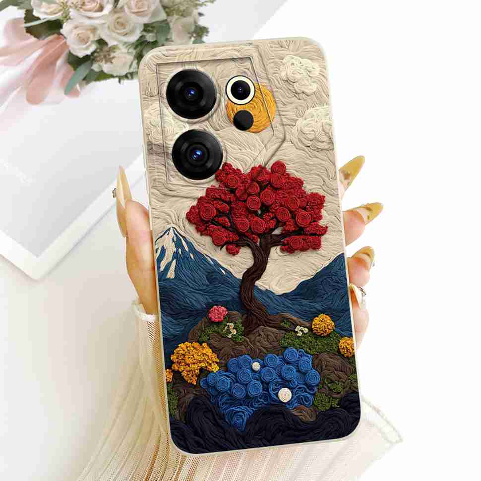 For Tecno Camon 20 Premier 5G Case CK9n Silicone Back Cover For Camon 20Premier 5G Simple Colorful Printing Phone Cases Fundas