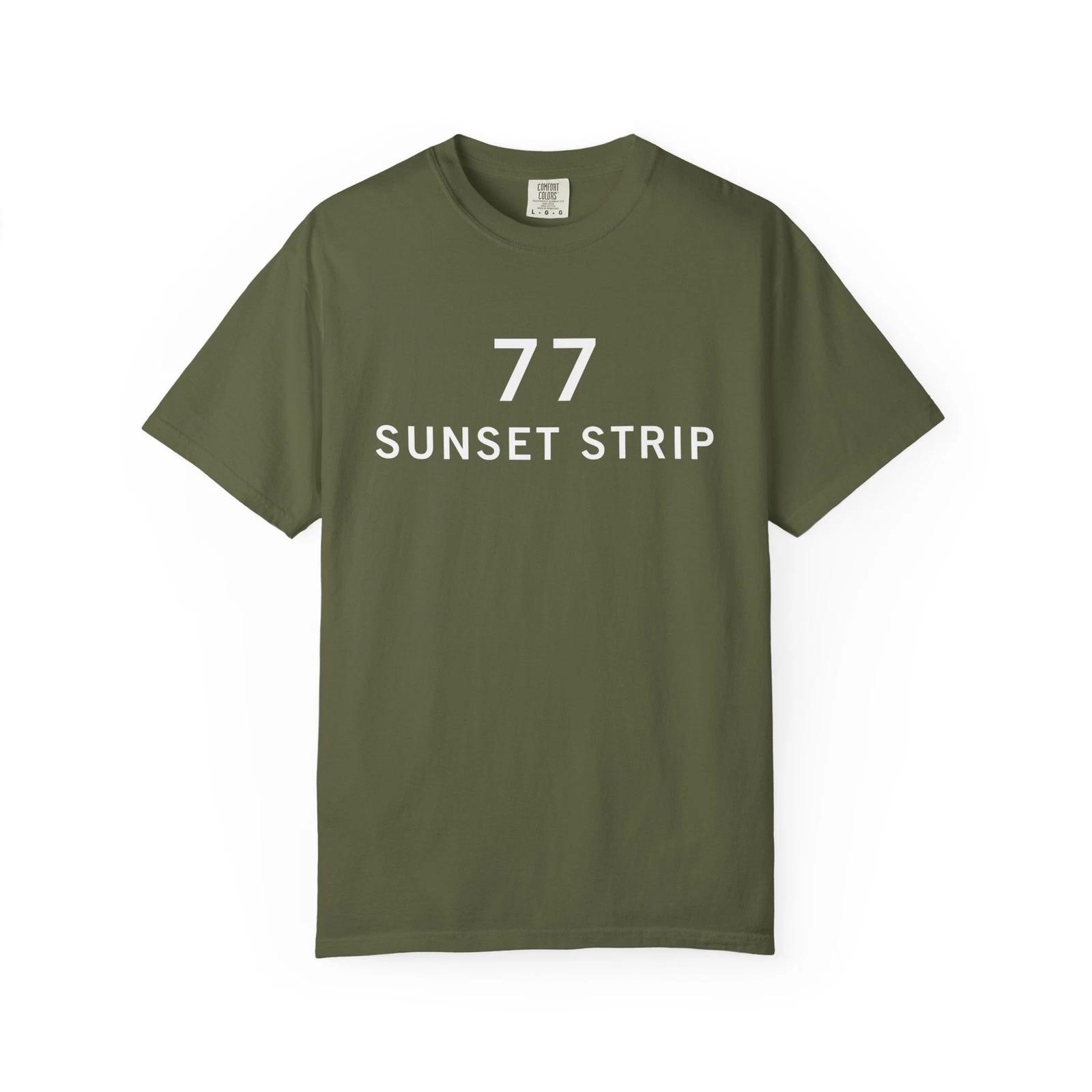 77 Sunset Strip T shirt, 60s TV Show, LA Style Shirt, Sunset Boulevard Fashions 4XL
