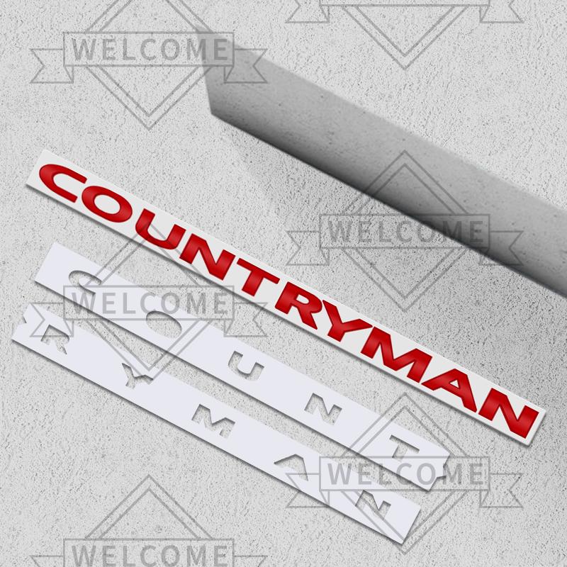 3D Car Stickers For Mini Cooper D SD Countryman Clubman Emblem Auto Body Letter Badge Trunk Decal Decoration Accessories