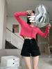 Ultra High Waist Black Denim Shorts - Super Short Summer Hot Pants