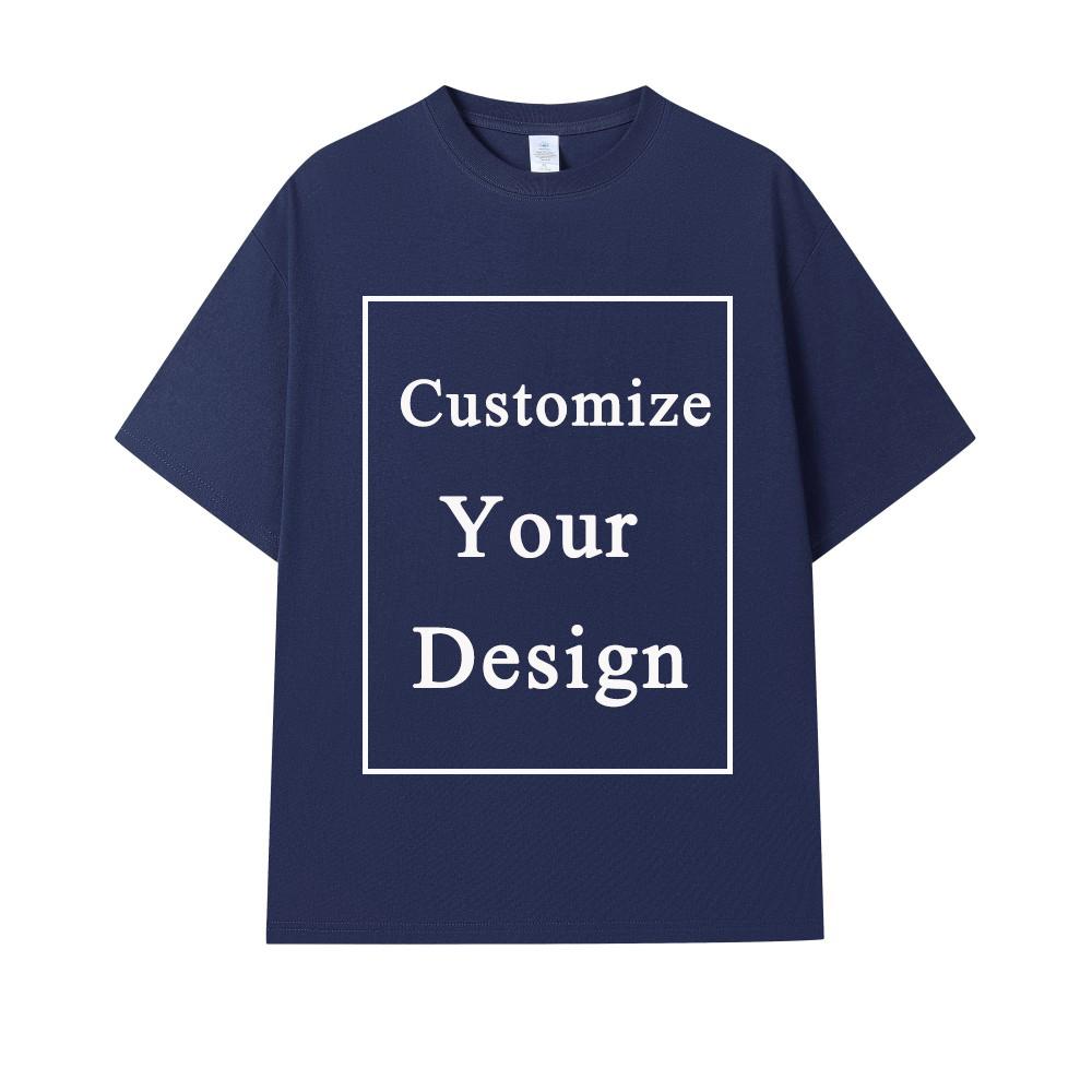 

Customized Your Own Design diy03 Cotton Men T-shirts Women T shirts Personalized Unisex Custom Printed Logo 3XL