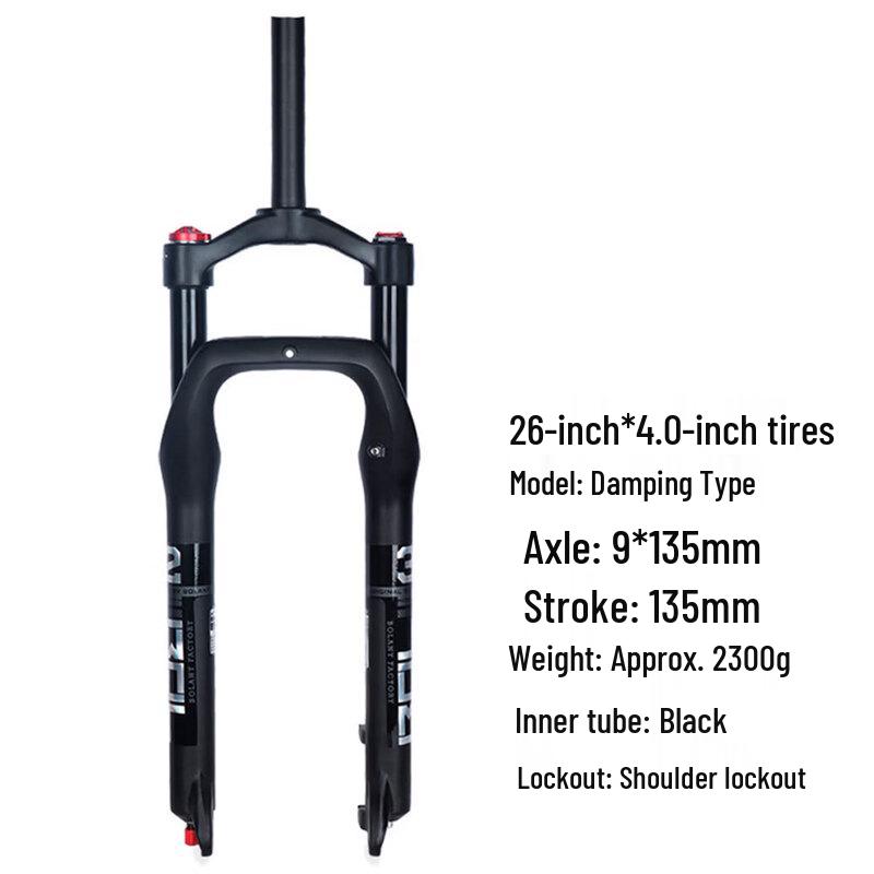 Lishi Fat Tire Snow & Beach Bike Suspension Fork