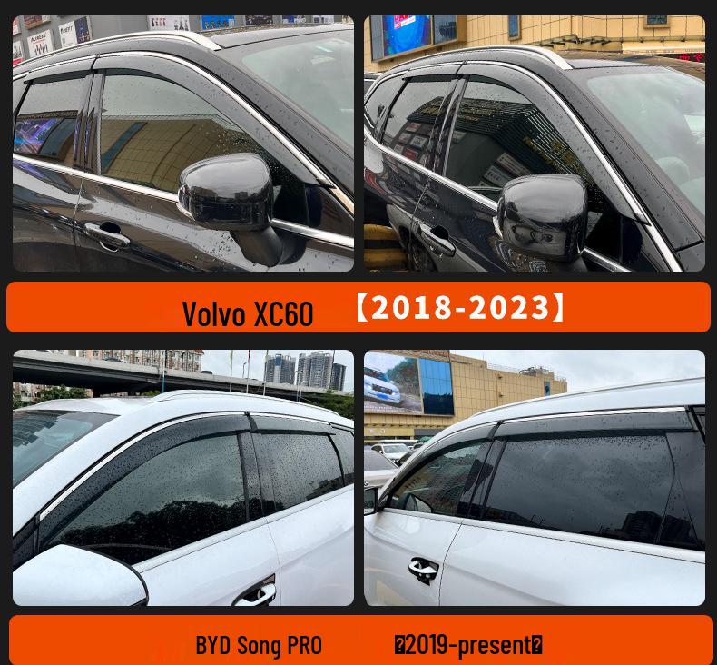 Nissan Xterra Window Visor Rain Guards and Eyebrows
