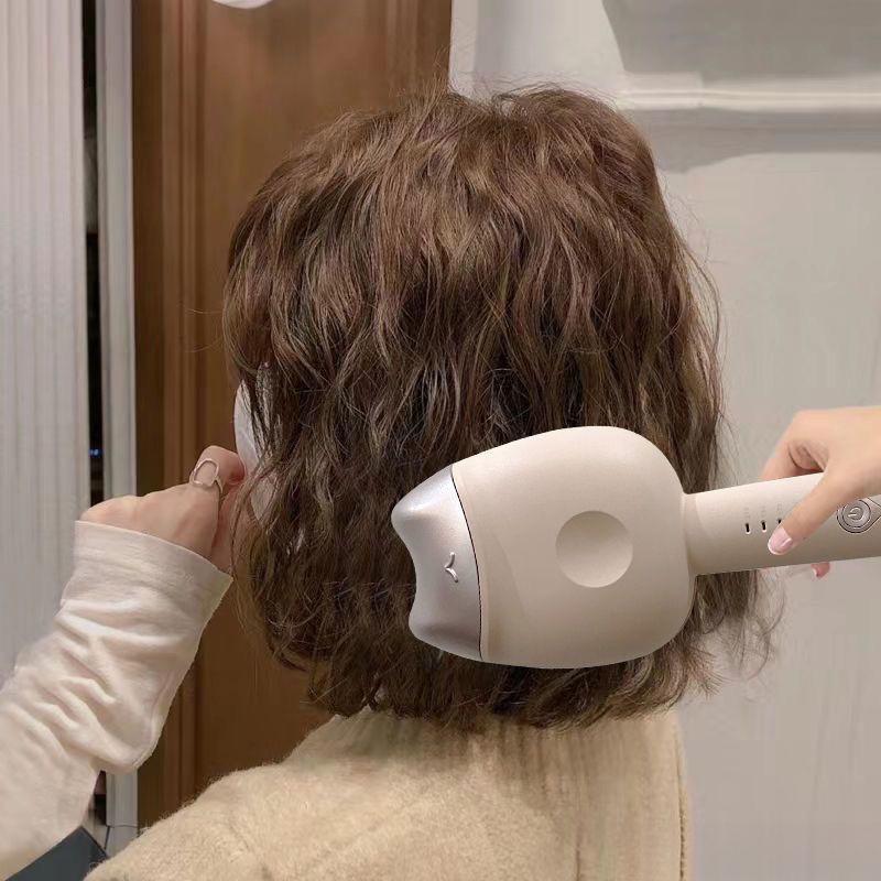 Long-Lasting Automatic Egg Roll Curler for Big Waves & Water Ripples Charming Purple [Ideal for Home Styling]
