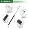 Motoforti Universal Underbed Lifting Strut Gas Springs, 20"/500mm, 150lb/668N/67.5kg, Black, 2-Piece Set