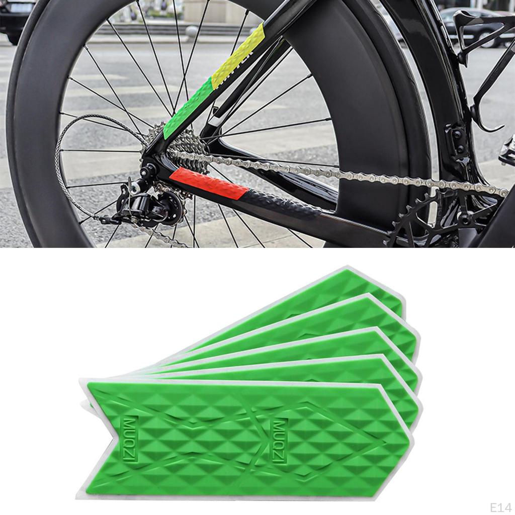5pcs Bike Sticker Anti Scratch Tape Decal Chain Protective for Bicycle