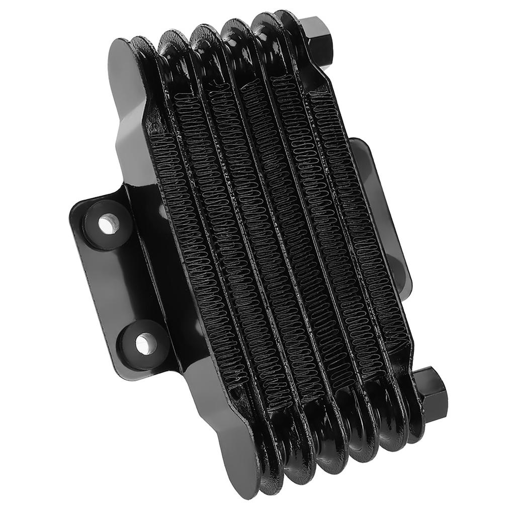 Aluminum 85ml Engine Oil Cooler Cooling   for 100 -250  Motorcycle Dirt Bike ATV Black