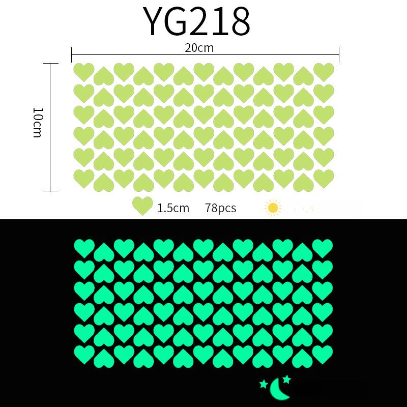 Nálepky na stěnu svítící hvězdy svítící ve tmě dekorace do obývacího pokoje ložnice vypínač dětský pokoj koleje DIY kreativní samolepky svítící ve tmě