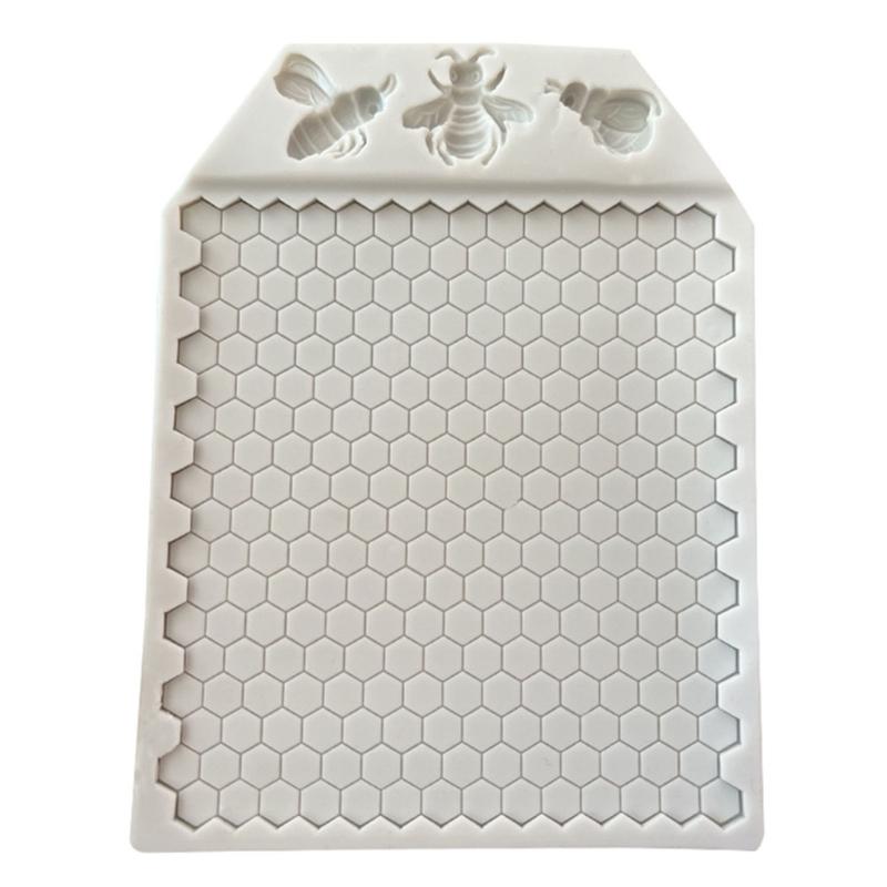 Unique Bee-Beehive Silicone Mold Cute Honeycomb-Chocolate Fondant Molds Homemade-Chocolate-Cupcake Mold DIY Tool