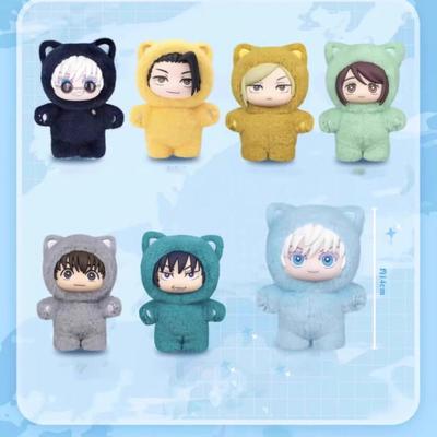 Orijinal Jujutsu Kaisen 2 Kedi Kulaklı Peluş Bebek Serisi Kör Kutu Gizemli Anime Karakteri Oda Dekorasyonu Koleksiyonluk Çocuk Hediyesi