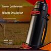 Large 5L Stainless Steel Insulated Thermos for Men - Portable Outdoor Travel Water Bottle