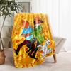 1pc Blanket The Adventures of Tintin2 Print Design, Lightweight Blanket for Sofa, Bed- Soft &Warm, Gift for All Seasons like Christmas, Halloween