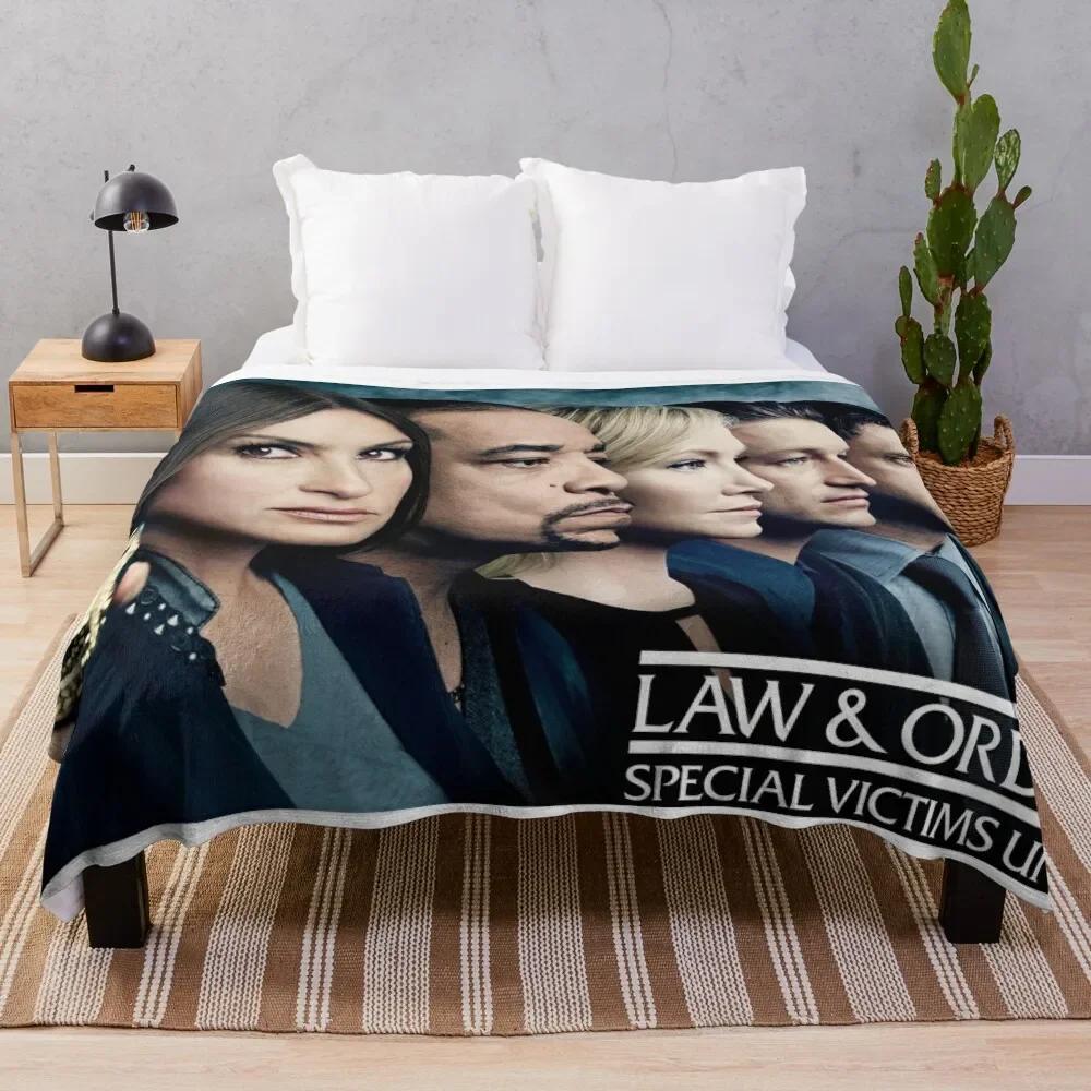 Exquisite Fashion Items Unisex White Law & Order Svu Team Throw Blanket Blankets Ands Sofa Throw Blankets