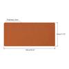 Office Desk Mat Protector Waterproof PU Leather Mouse Pad Writing Mat Simple Solid Color Desktop Keyboard Desk Pad PC Accessory