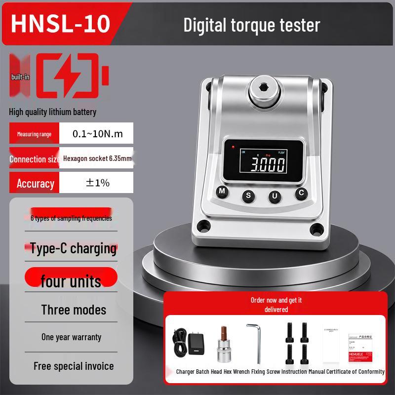 HNSL Portable Digital Torque Tester & Screwdriver Calibration Instrument