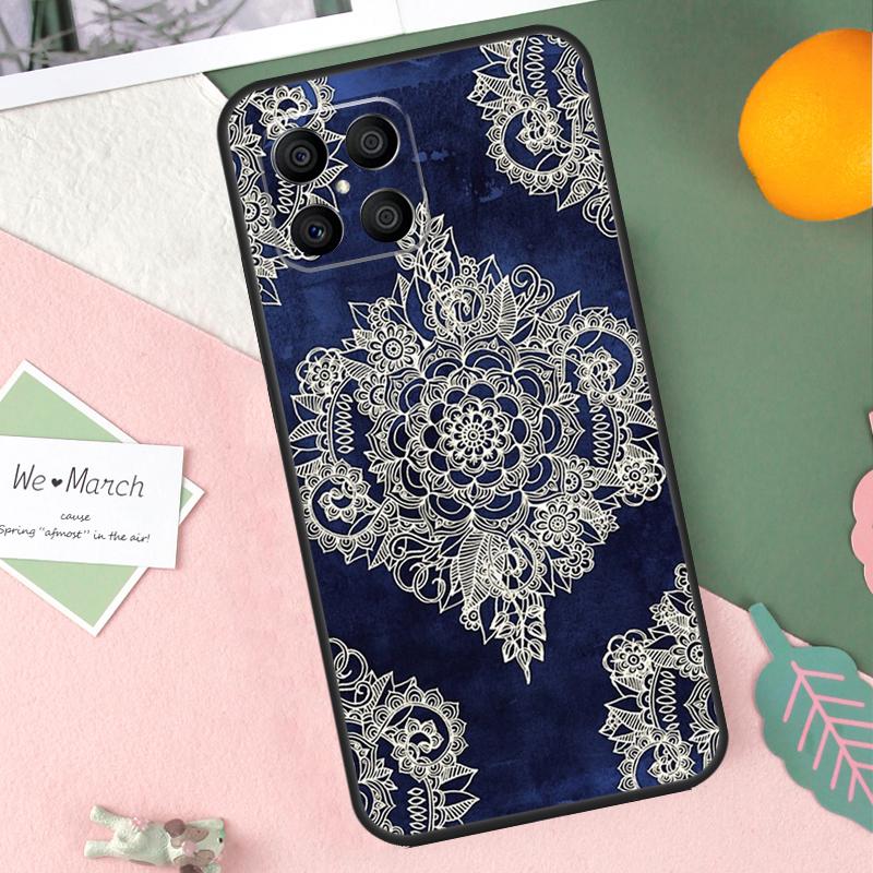 

Чехол с марокканским узором для Honor 200 Pro 50 70 90 Lite X9b X9a X8b X8a X8 X9 X9c Honor Magic 7 5 6 Pro Honor X9b
