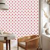 Christmas wallpaper mint white and coral motifs 50x1000