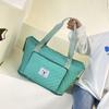 Rhombus dry and wet separation sports shoulder bag large capacity travel bag foldable expansion yoga fitness bag