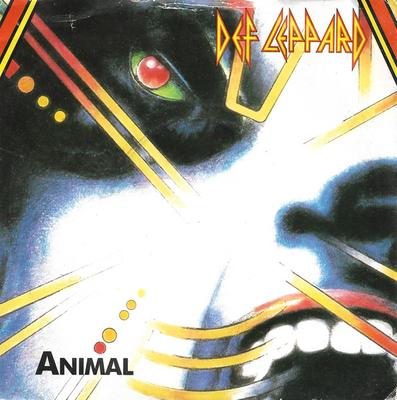 7inch Record DEF LEPPARD  Animal LEP1 Bludgeon Riffol 1987 UK Metal Used