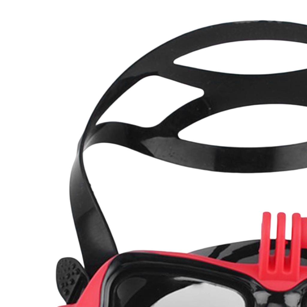 Diving Mask Swimming Camera View Fits Perfectly Over Anti-Fog Goggles for