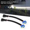 2Pcs 9006 Ceramic Connector Plug Socket Extension Wiring Harness Sockets Adapter