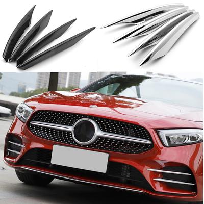Bande autocollante pour phare antibrouillard avant, autocollant ABS chromé, accessoires de style de voiture, pour Mercedes Benz classe A W177 A180 A200, 4 pièces/ensemble