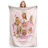 Wicked Glinda Elegant Collage Blankets Good Witch Movie Flannel Throw Blanket Portable Soft Warm Multifunction Plush Thin Quilt