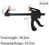 4/6/8/10/12/18/24 Inch 1Pc Woodworking Work Bar F Clamp Clip Set Hard Quick Ratchet Release DIY Carpentry Hand Tool Gadget