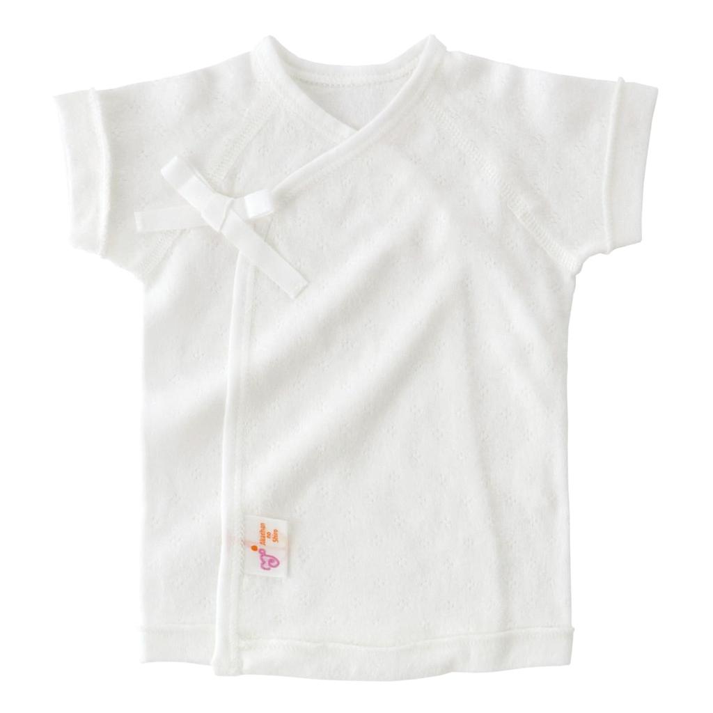 Baby Smile Cotton Short Undershirt for Low Birth Weight Size Made in Japan Castle Babies, 45,