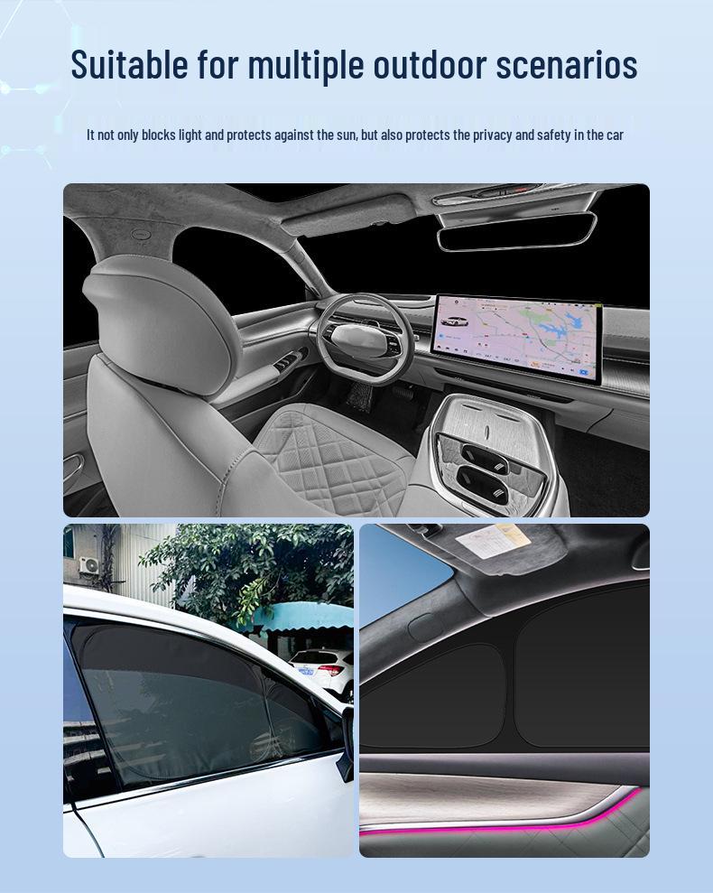 Changan CS75PRO Sonnenschutz: Wärmedämmung, Sonnenschutz, Sichtschutz & Undurchsichtige Fensterplatte für 25 Modelle