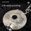 Mini Keychain Flashlight 6 Light Modes TYPE-C Fast Charging Multi-function Waterproof Fluorescent Magnetic Warning Camping Lamp