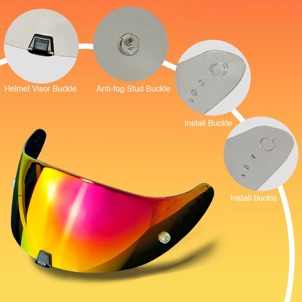 R1 Visors for Scorpion EXO-T520 ST1400 Protection Electroplated Dustproof visor Motorcycle helmet accessories
