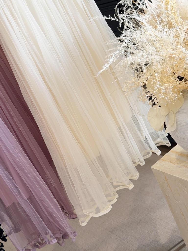 Whimsical High Waist Fairy Mesh Midi Skirt - Spring/Summer 2026 Collection