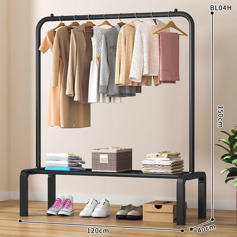 Multi-Functional Clothes Rack: Standing Drying & Coat Hanger for Bedroom, Dorm, or Balcony.