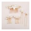 FineGood Pearl Hair Pins U-Pin Hair Accessories Kanzashi Hair Ornaments for Graduation, Entrance Ceremonies, Coming-of-Age Ceremonies, Photoshoots,