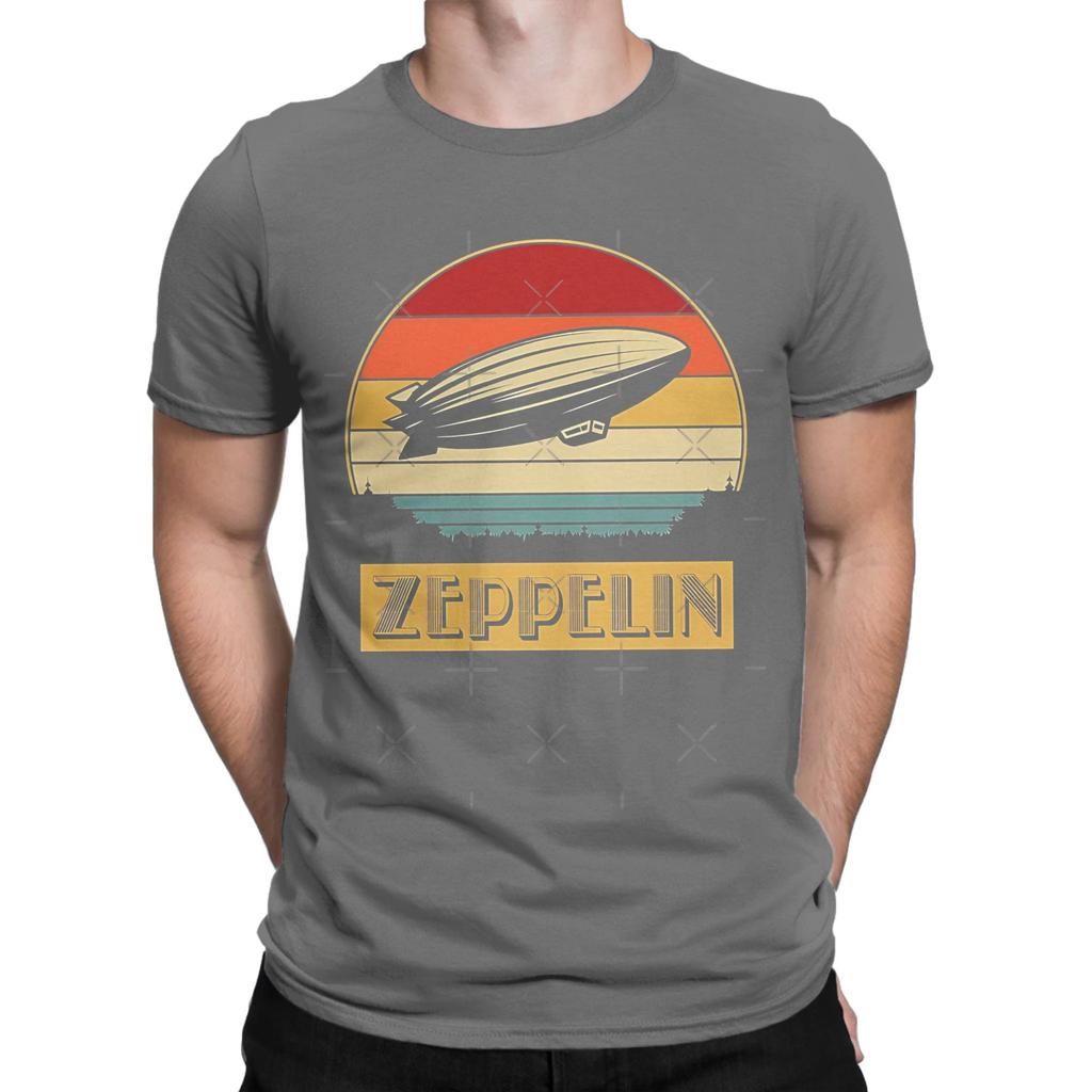 Classic Novelty 100 Cotton Tshirt Led Band Zzeppelins Tees Tops For Unisex
